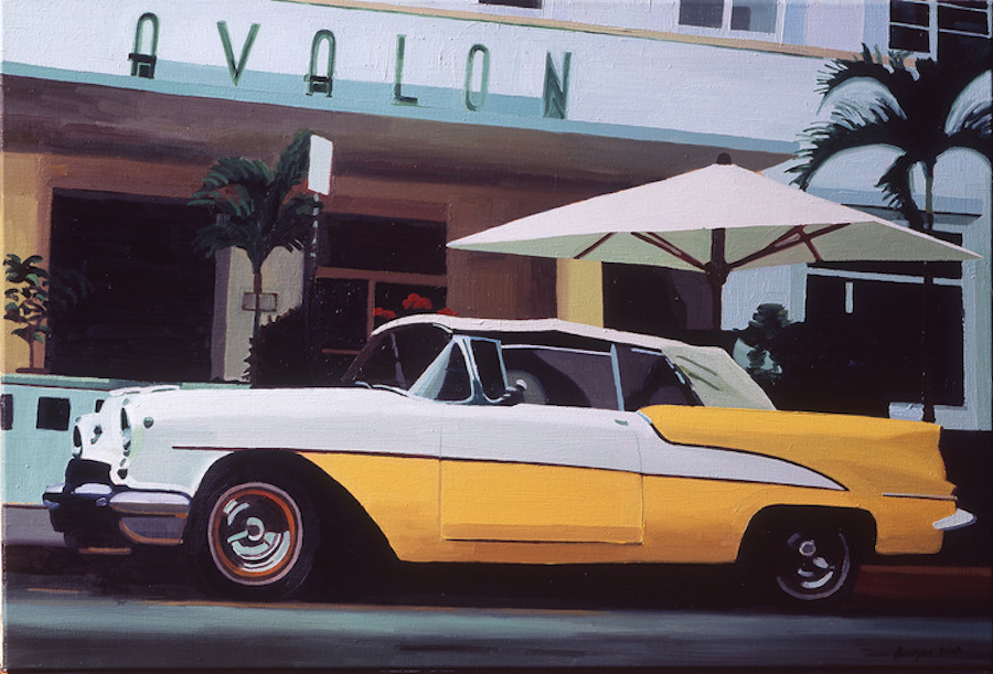 Realistic Paintings of Vintage Cars3