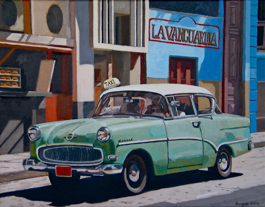 Realistic Paintings of Vintage Cars7