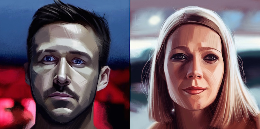 Realistic Portraits of Movie and TV Characters0