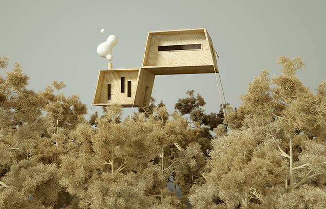 Superb Digital Models of Scandinavian Summer Homes