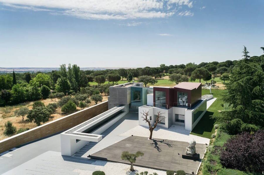 Superb Geometric House in Madrid2