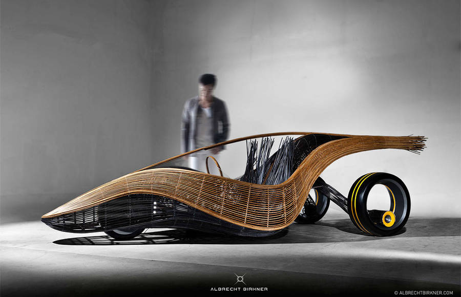 Futuristic Prototype of a Vegetal Car