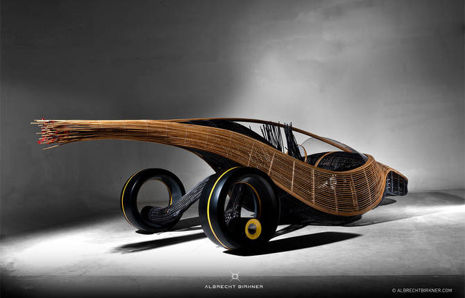 Futuristic Prototype of a Vegetal Car