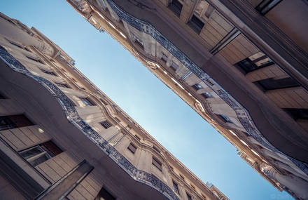 Stunning Pictures of Budapest Buildings from the Floor