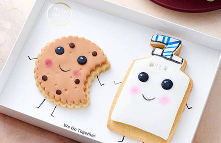 Adorable Cookies With Cute Faces & Warm Feelings