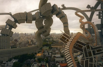 Surreal Vision of the City as a Living Organism