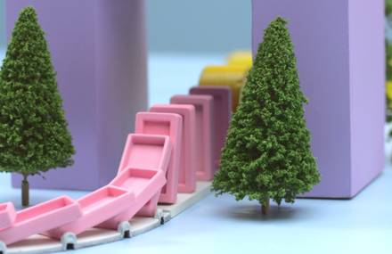 Conceptual Park Set Design for a Spanish Summer Festival