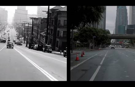 Seventy Years of Los Angeles, Then and Now
