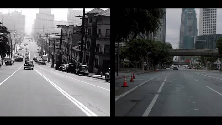 Seventy Years of Los Angeles, Then and Now