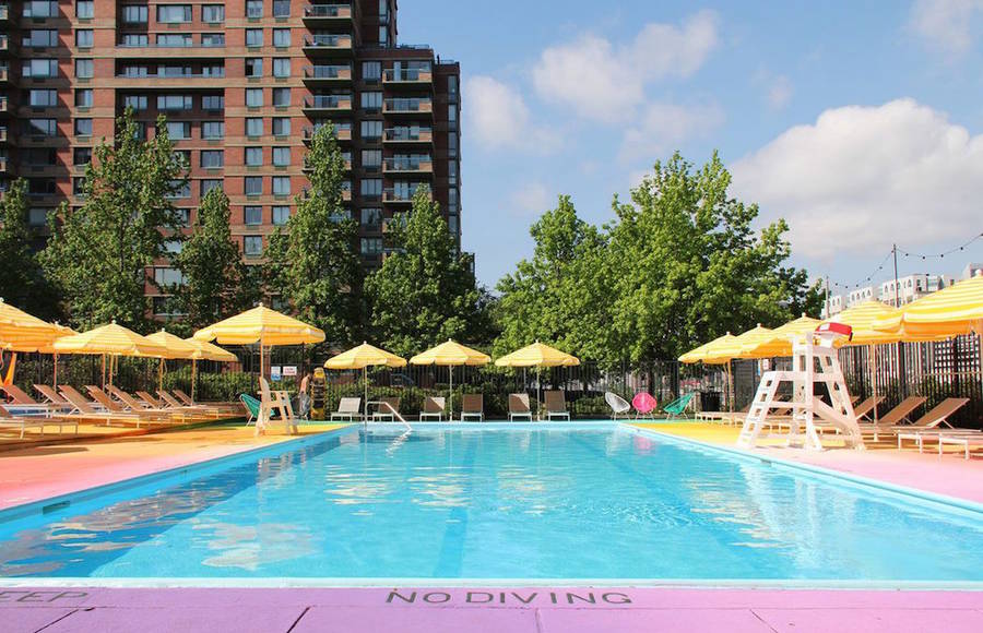 A Rainbow Pool in NYC