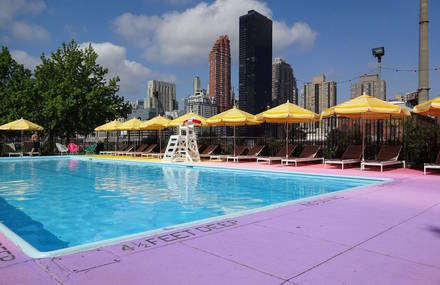 A Rainbow Pool in NYC