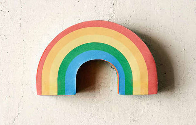 Joyful Rainbow Sticky Notepad