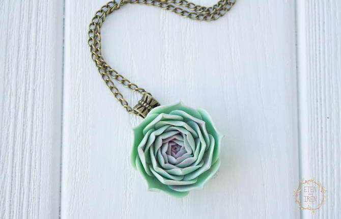 Delicate Succulents Jewelry Creations