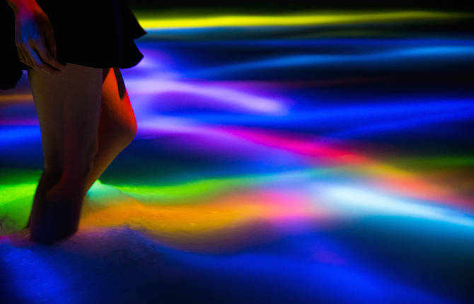 Immersive Digital Art Installation in Tokyo by Teamlab