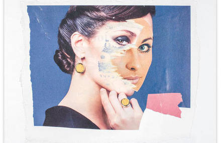 Recomposed Portraits with Fashion Magazine Pages