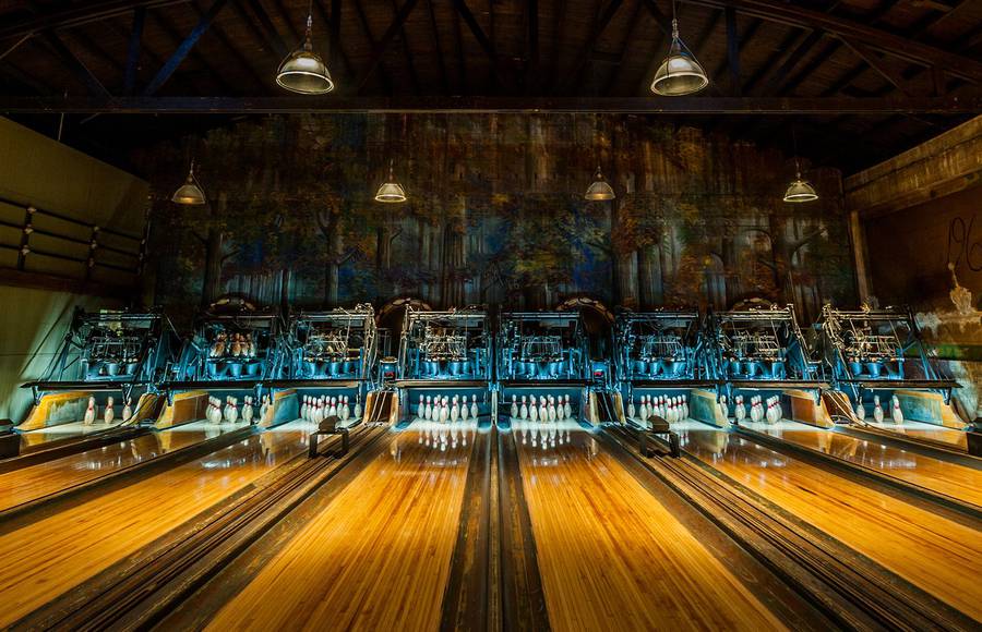 Vintage Restored 1927 Bowling Alley in Los Angeles