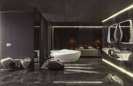 Bathroom Concept Inspired by the Water’s Motif by Zaha Hadid