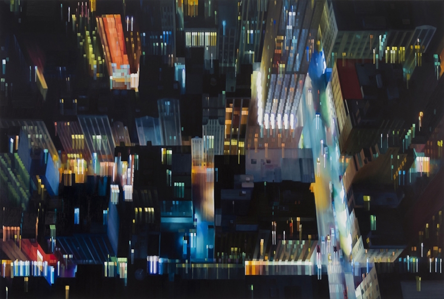 Hyperrealistic Paintings of Urban Nighscapes5