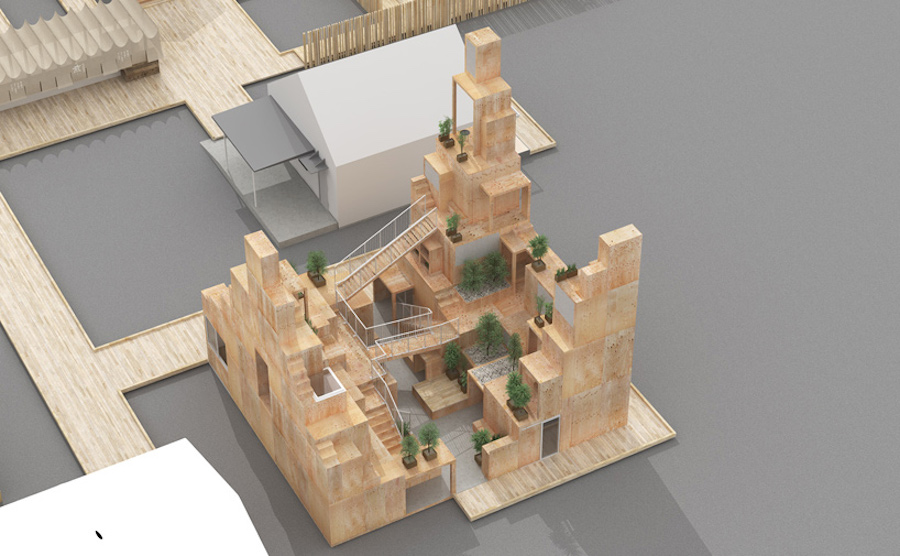 Maquette of a Rental Space Tower by Sou Fujimoto4