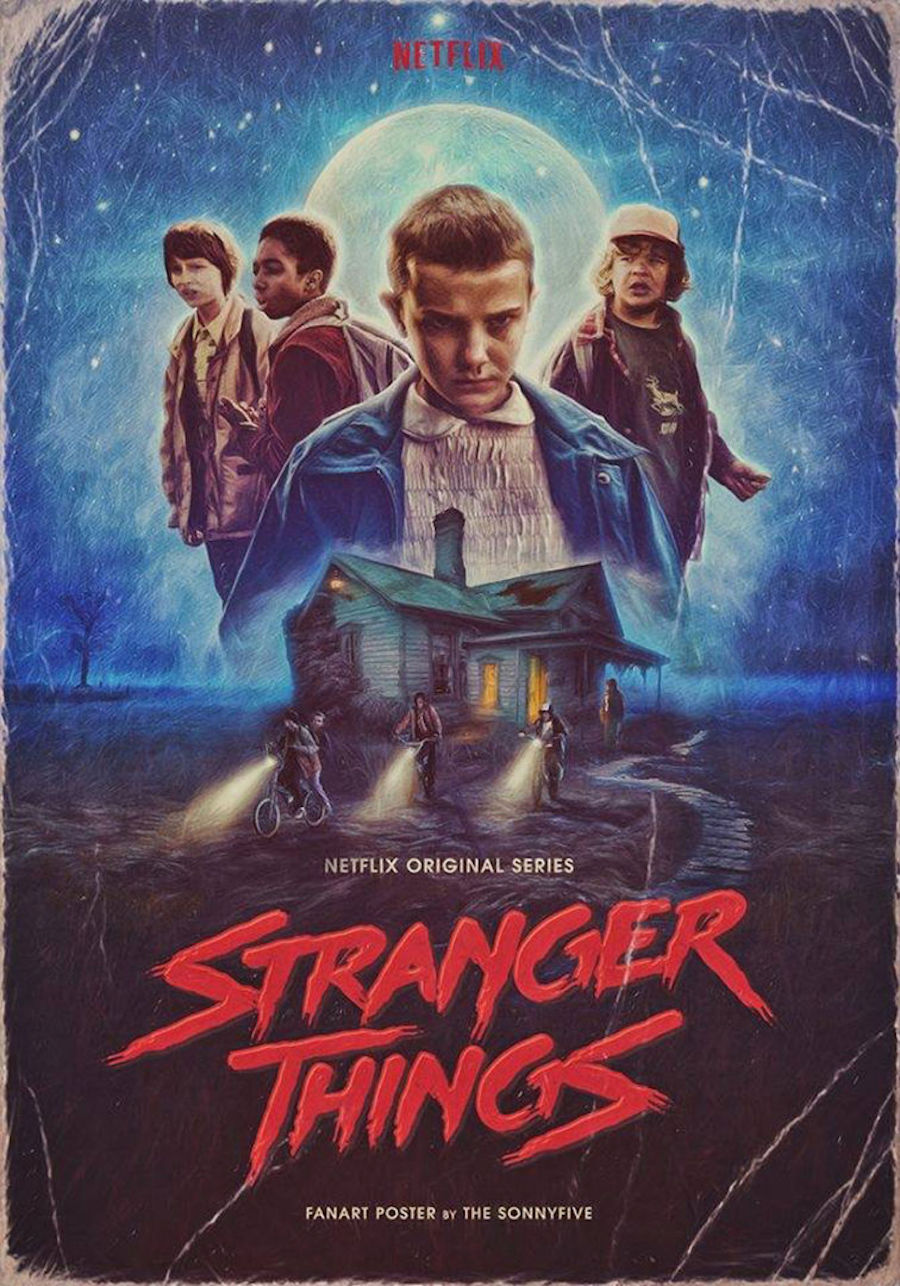 Superb Fan Art Posters of Stranger Things6