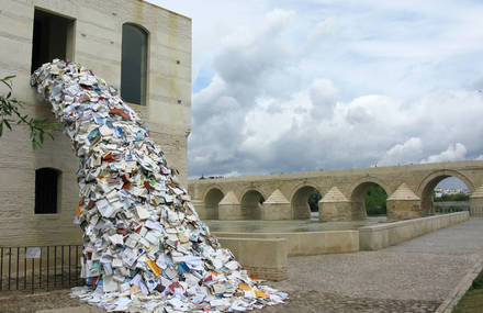 Impressive & Monumental Books Sculptures Installations