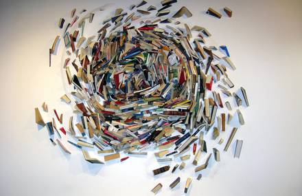 Impressive & Monumental Books Sculptures Installations