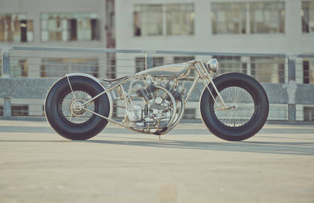 Stunning Aluminium Motorbike Masterpiece