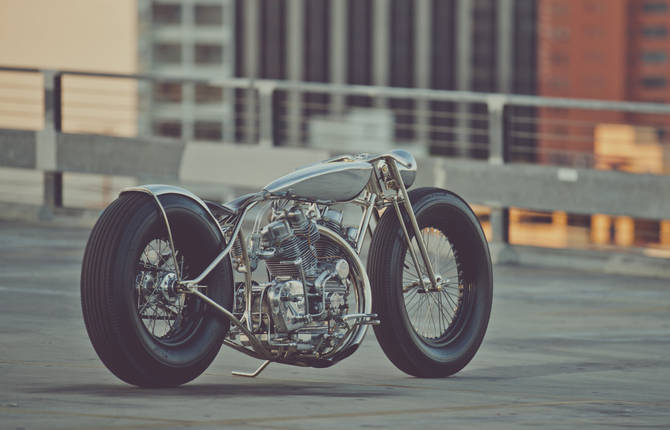 Stunning Aluminium Motorbike Masterpiece