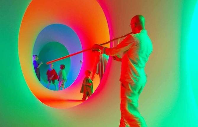 70’s Colourscape Walk Installation in England