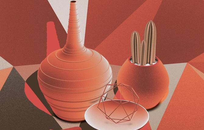 Still Lives Illustrations in Tribute to Cubism