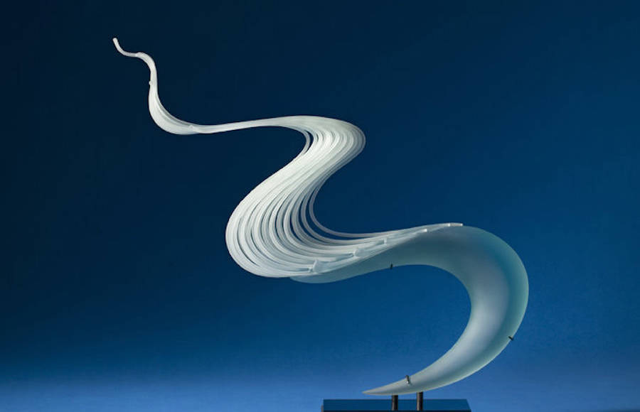 Stunning Curved Glass Sculptures