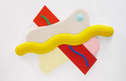 Vibrant & Playful Mural Sculptures