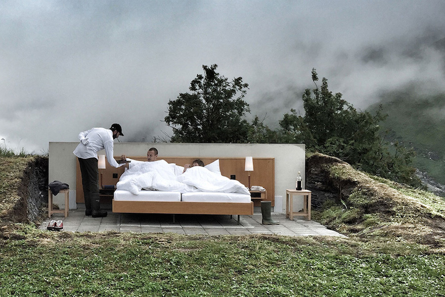 Swiss Hotel Without Walls Offers A Nights Stay Overlooking the A