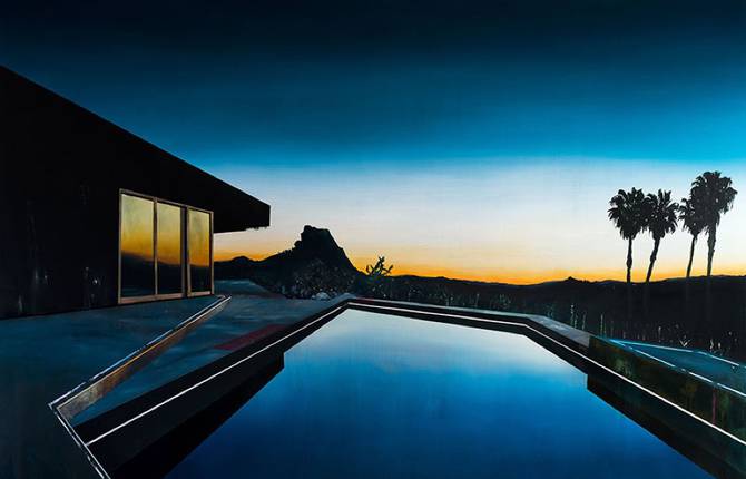 Beautiful Paintings of Houses at Night