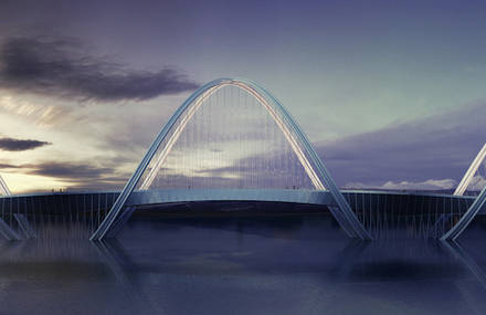 Bridge Concept Sculpted for the 2022 Beijing Winter Olympics