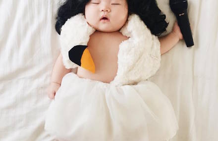 Funny Pictures of a Baby Disguised as Pop Culture Characters