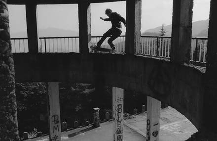 Skateboarding on The Italian Ruins