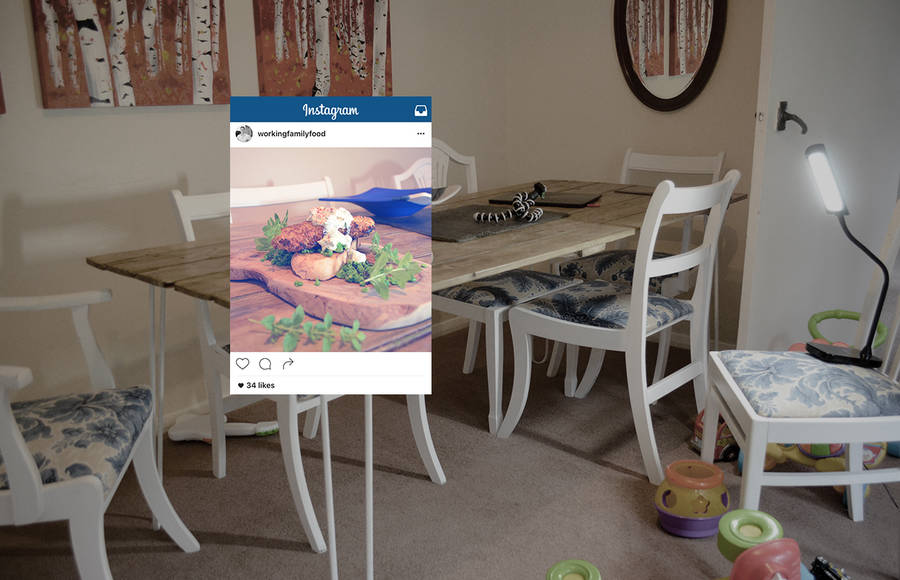 Clever Ad Campain Revealing the Secrets of Instagram Food Pictures