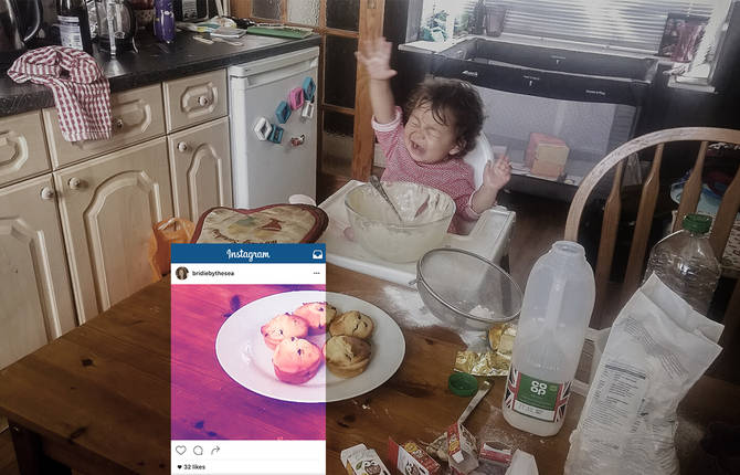 Clever Ad Campain Revealing the Secrets of Instagram Food Pictures