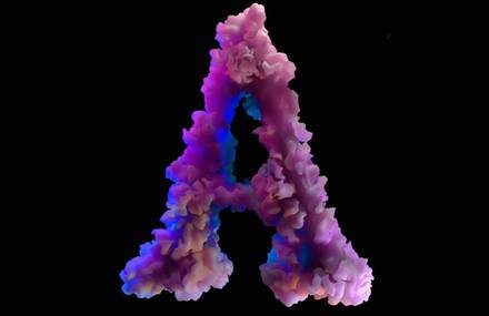 3D Animation of an Alphabet Made With Coral