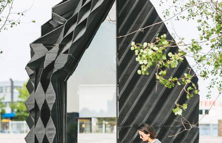 3D-Printed Urban Cabin by DUS Architects