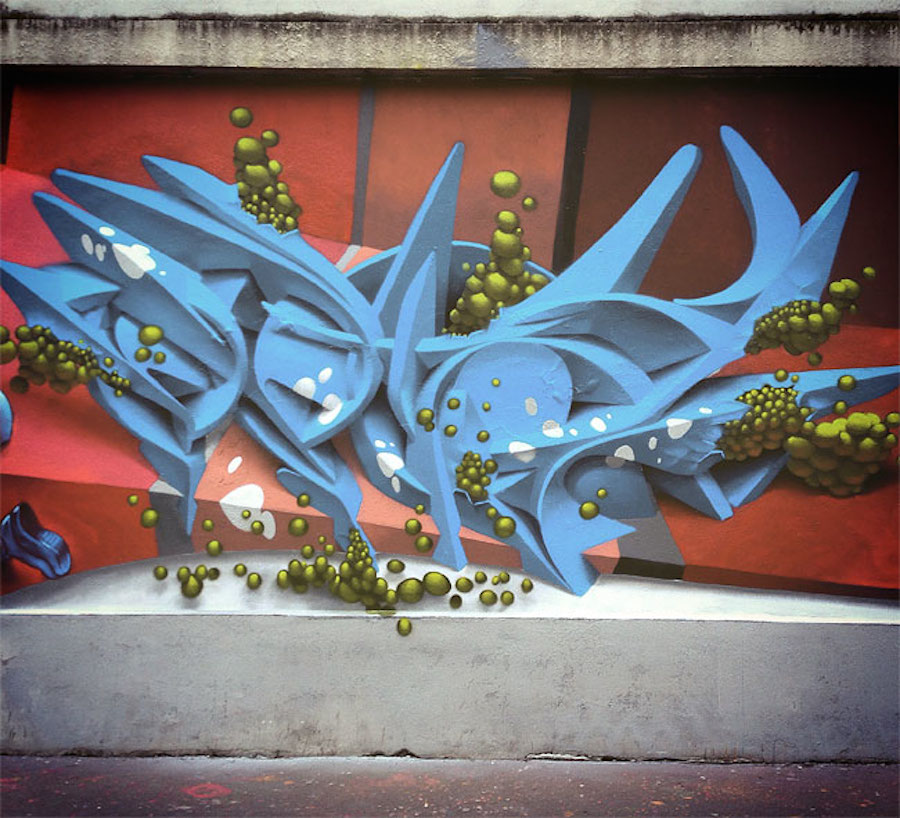 Beautiful Graffiti and Murals by Peeta-8