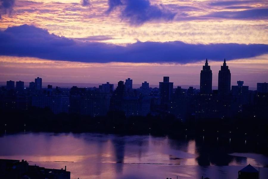 Breathtaking Purple Sunset Over New York-10