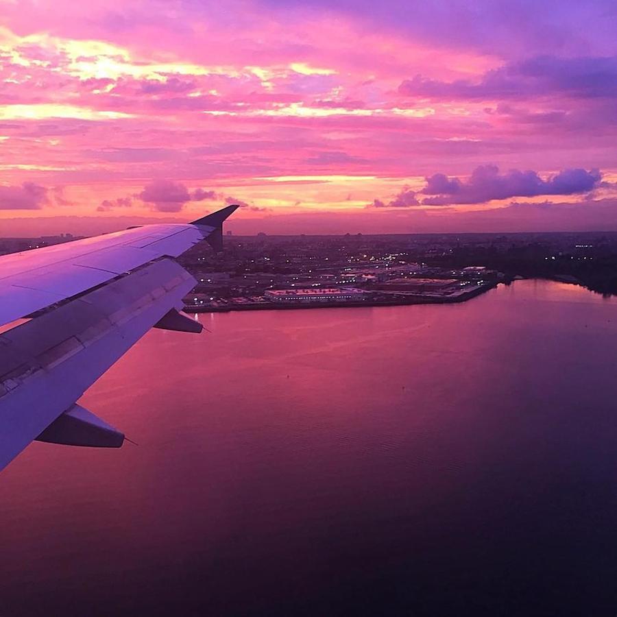 Breathtaking Purple Sunset Over New York-16