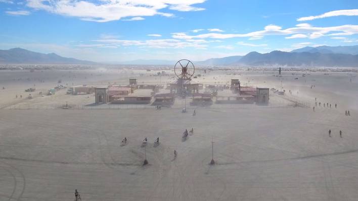 Burning Man 2016 From the Air