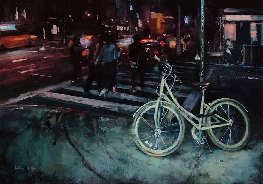 Captivating City Streets Paintings-8