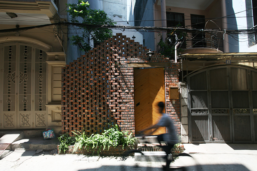 Concrete & Bricks Home in Vietnam-1