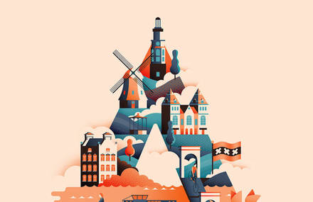 Creative Alphabet Based on Cities Around the World