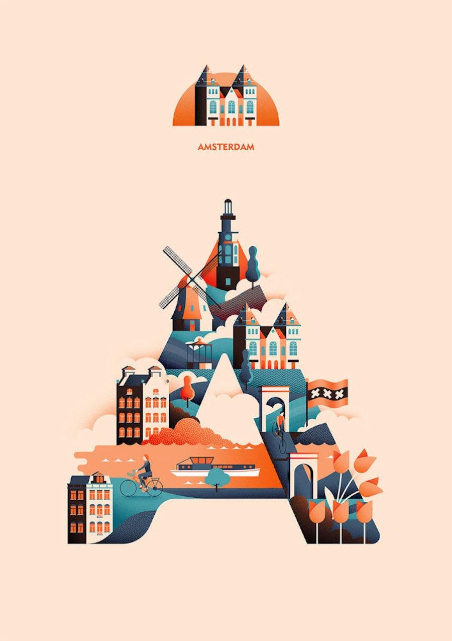 Creative Alphabet Based on Cities Around the World-1