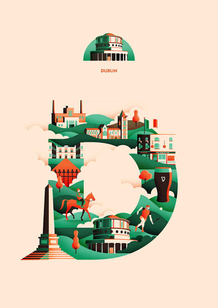 Creative Alphabet Based on Cities Around the World-4